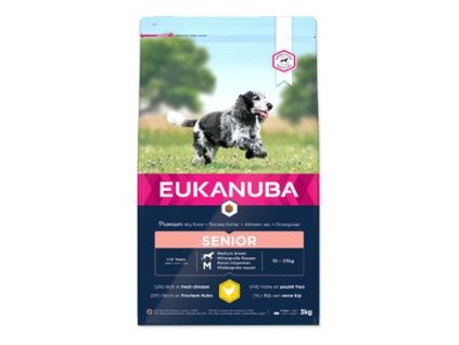 285354 eukanuba dog senior medium 3kg