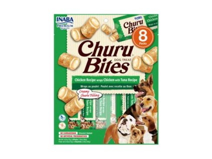 287157 churu dog bites chicken wraps chicken tuna 8x12g