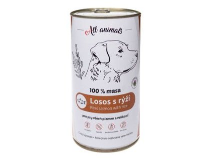 368607 all animals dog losos mlety s ryzi 1200g