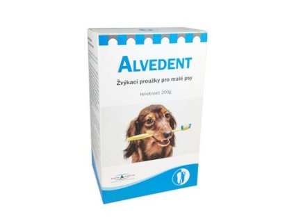 530613 alvedent enzymaticke zvykaci prouzky pro male psy 200g