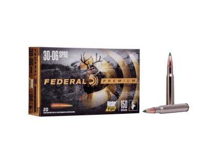 387369 1 naboj kulovy federal premium 30 06 sprg 150gr 9 7g nosler ballistic tip