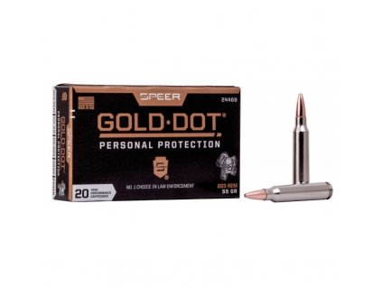 387351 1 naboj kulovy speer personal protection 223 rem 55gr 3 5g gold dot