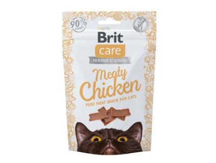 426684 brit care cat snack meaty chicken 50g
