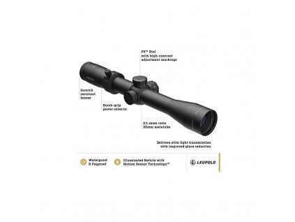 450639 1 puskohled leupold mark 3hd 4 12x40 osvetleny firedot tmr 30mm tubus cerny