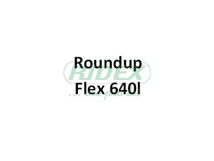 Roundup Flex 640 l - (Osvědčení Mám Osvědčení o odborné způsobilosti osoby 2. nebo 3. stupně)