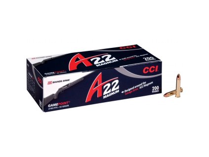 580650 naboj kulovy cci gamepoint a22 22 wmr 35gr jsp baleno po 200ks