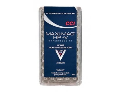 580515 naboj kulovy cci varmint maxi mag hp v 22 win mag 30gr jhp