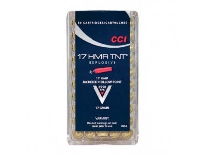 580524 naboj kulovy cci varmint tnt 17 hmr 17 gr jhp