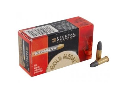 580584 naboj kulovy federal gold medal premium ultra match 22lr 40gr 2 6g