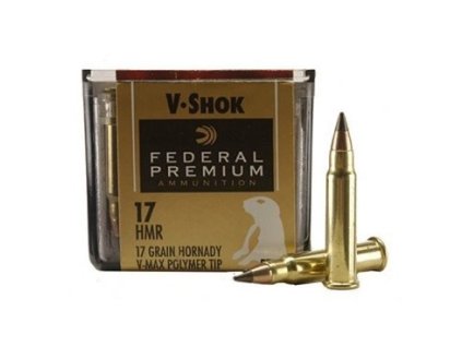580746 naboj kulovy federal premium v shok 17 hmr 17gr 1 1g hornady v max