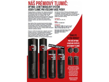 580011 tlumic a tec model optima 45 modulovy pro raze do 6 5mm na zavit m18x1mm