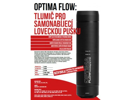 579975 tlumic a tec optima 45 flow bbe modulovy pro raze do 375 9 5mm na zavit m14x1mm