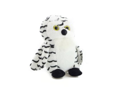 2421 plysova hracka snezna sova 14cm