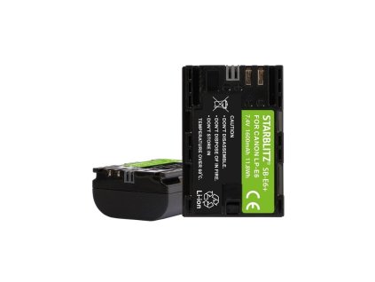 42090 starblitz sb e6 dobijeci baterie 1600mah canon lp e6