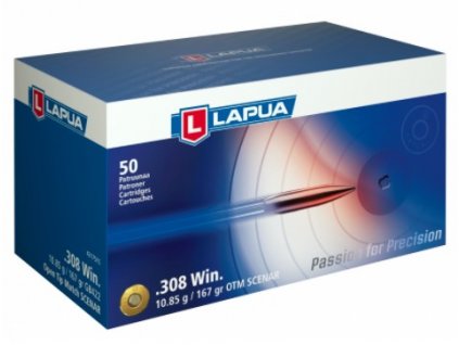 11395 naboj lapua 308 win scenar gb422 otm 10 85g 167gr