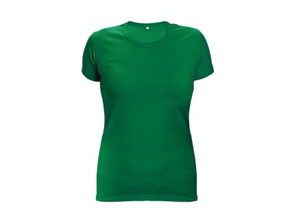 Dámské bavlněné tričko zelené SURMA LADY XXL (Velikost L)