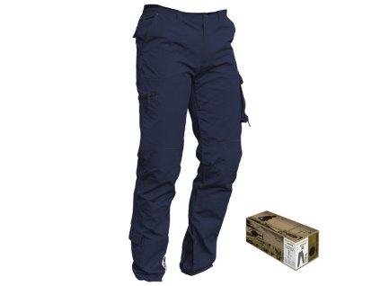 Kalhoty RAPTOR modré, 100 % bavlna S (Velikost L)