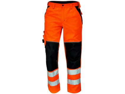 Pracovní kalhoty KNOXFIELD v HI-VIS provedení - oranžová 64 (Velikost 46)
