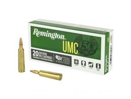 605139 naboj kulovy remington ammunition umc 22 250 rem 50gr 3 2g jhp