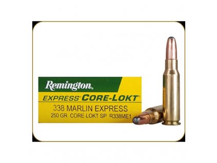 605412 naboj kulovy remington 338 marlin express core lokt 250gr 16 1g soft point