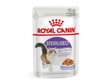 617789 royal canin feline sterilised kapsa zele 85g