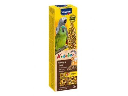 624368 vitakraft bird kracker parrot african honey tyc 2ks