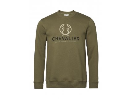 Pánská mikina Chevalier Logo Sweatshirt Forest Green (Velikost M)