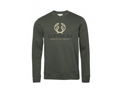 Pánská mikina Chevalier Logo Sweatshirt Midnight Pine (Velikost M)