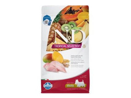 640843 n d tropical selection dog adult mini chicken 1 5kg