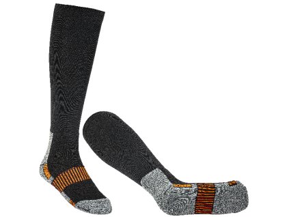 MERINO TREK Knee Sock black (Velikost 36-38)