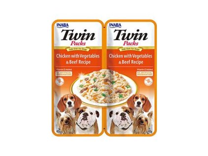 651105 churu dog twin packs chick veg beef in broth 2x40g