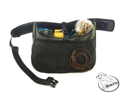 Bracco výcvikový opasek, Side Bag- hnědá, polyamid VÝPRODEJ (Varianta Bracco výcvikový opasek, Side Bag- hnědá, polyamid.)