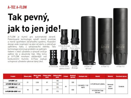 668646 tlumic a tec a flow 1 2 pro raze do 223 5 56mm na a flow birdcage qd lock