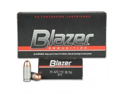 57411 naboj kulovy cci blazer aluminium 45 acp 230gr 14 80g fmj