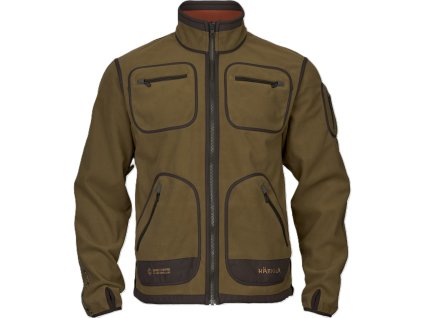 HÄRKILA mikina Kamko fleece Dark olive/Arabian spice (Velikost oblečení HA L)