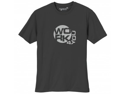 Work-4-You tričko antracit L (Varianta Work-4-You tričko antracit L)