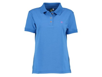 Dámská polokošile s výšivkou jelena modrá (Velikost L)