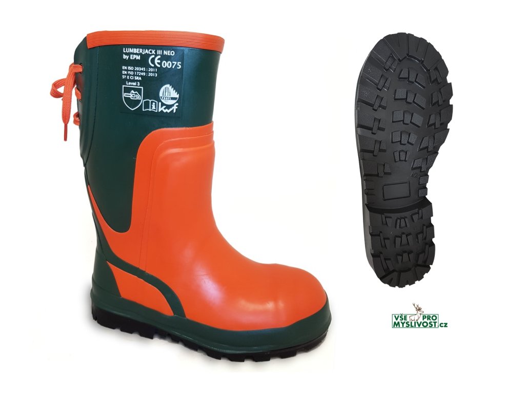 protiporezove holinky euro pm lumberjack iii neo 30505