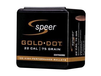 160060 1 strela speer gold dot 22 224 75gr gold dot hp