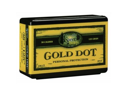 248109 strela speer gold dot 357 125gr 8 9g jhp gold dot