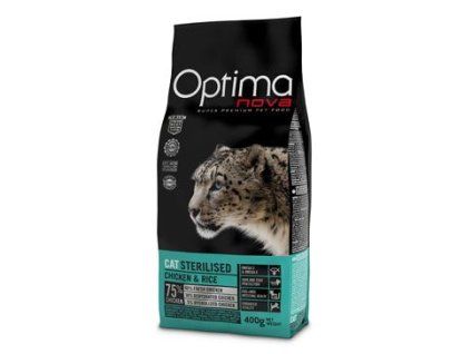 Optima Nova Cat Sterilised Chicken&Rice 400g
