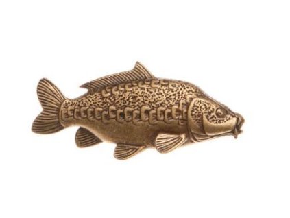 751 kapr lysec odznak na klobouk