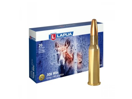 Náboj Lapua .308 Win MEGA, E415, SP, 12,00g, 185gr