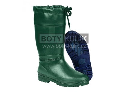 Dámské stahovací holínky RAINNY S 0051 B zelené (Velikost 36-37)