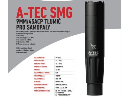 583800 tlumic a tec model smg modulovy raze 40 10mm na zavit m15x1mm