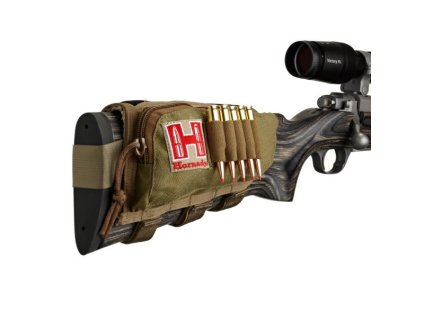 604062 navlek na pazbu licnice hornady s elastickym drzakem na 5 naboju a kapsou na zip tan