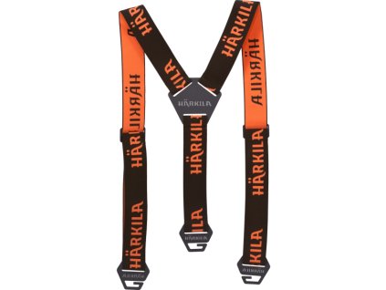 Myslivecké kšandy Härkila WILDBOAR PRO TECH One size (Barva Brown/red - hnědo/červené)