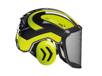 lesnicka prilba protos integral forest cernoneonove zluta stit f39 29628