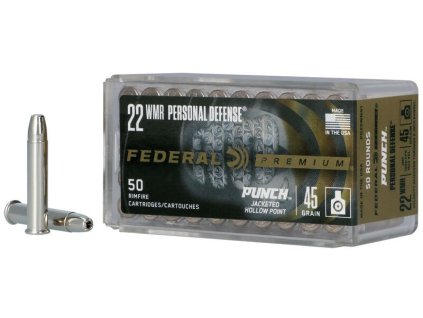 661458 naboj kulovy federal personal defense 22 wmr 45gr 2 9g punch jhp