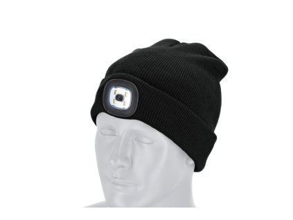 zimni cepice 2rays s led svetlem cerna 30207